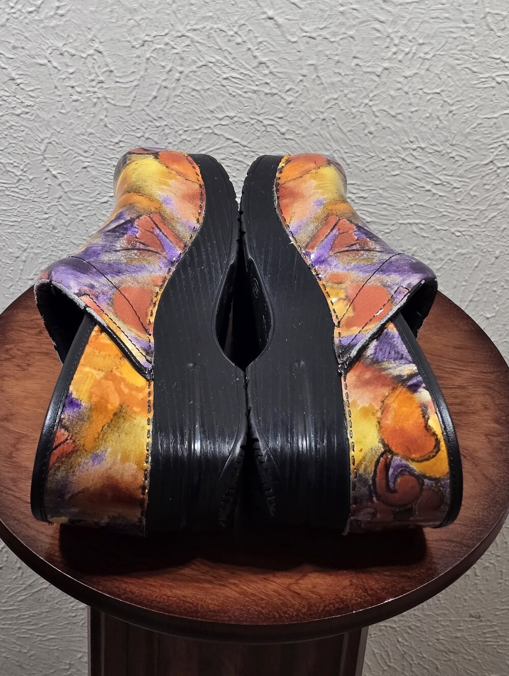 Dansko Absract Floral Nursing Clogs Nurse Shoes Slip Resistant Comfort EU 37 - Picture 9 of 10